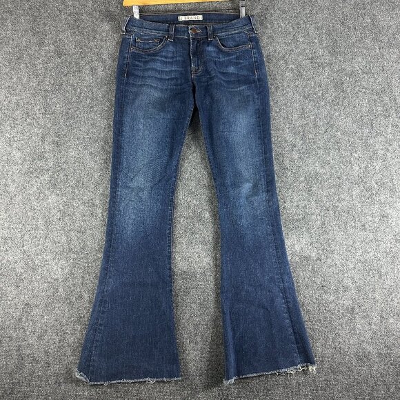 J Brand Jeans Womens 27 Martini Bootcut Zip Fly Raw Hem Pockets - Picture 1 of 8